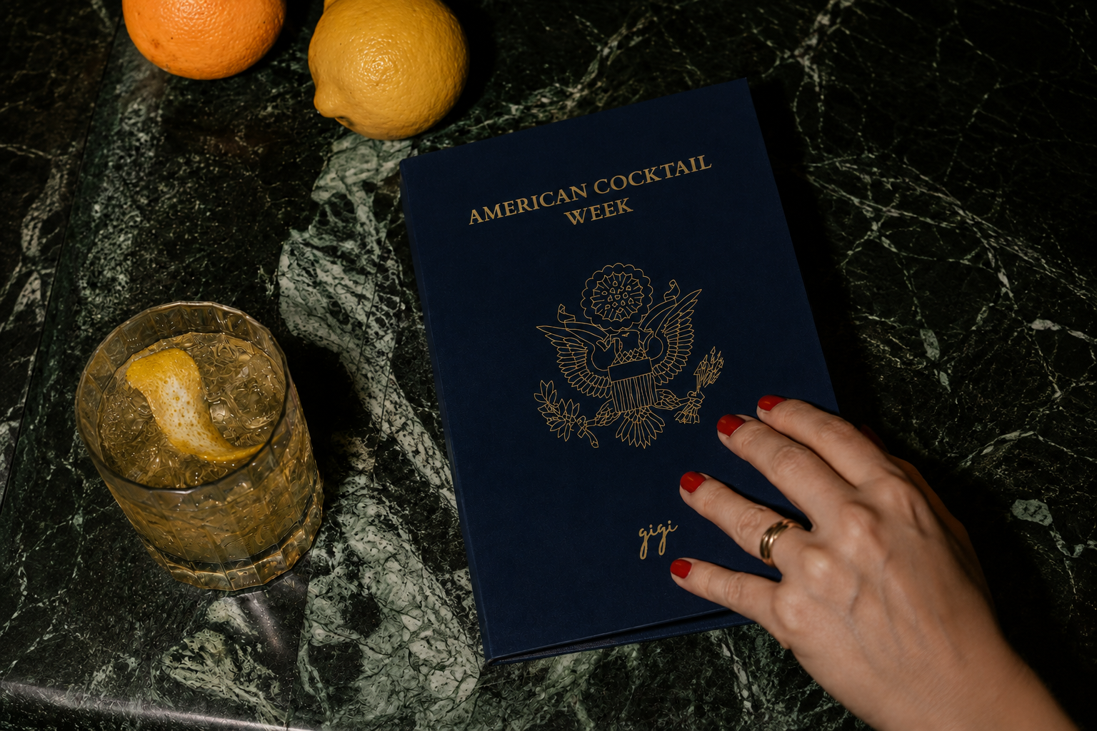 American cocktail week menu